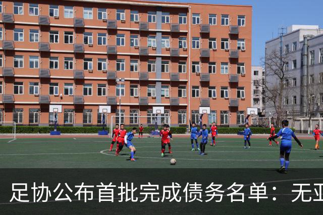 足协公布首批完成债务名单：无亚泰、三镇、沧州